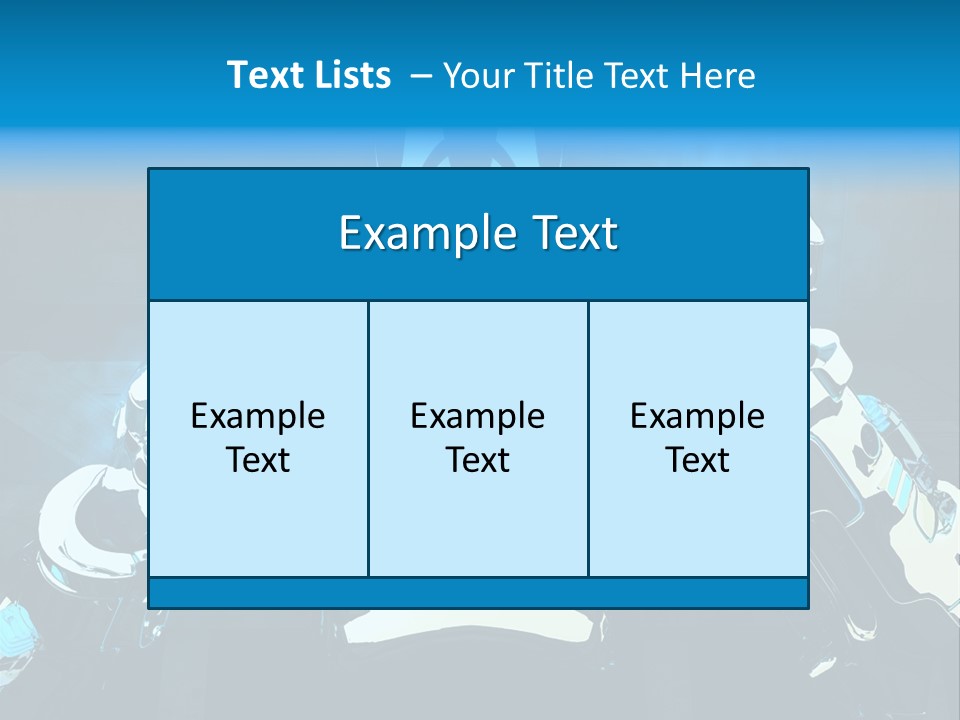 Female Cyborg PowerPoint Template
