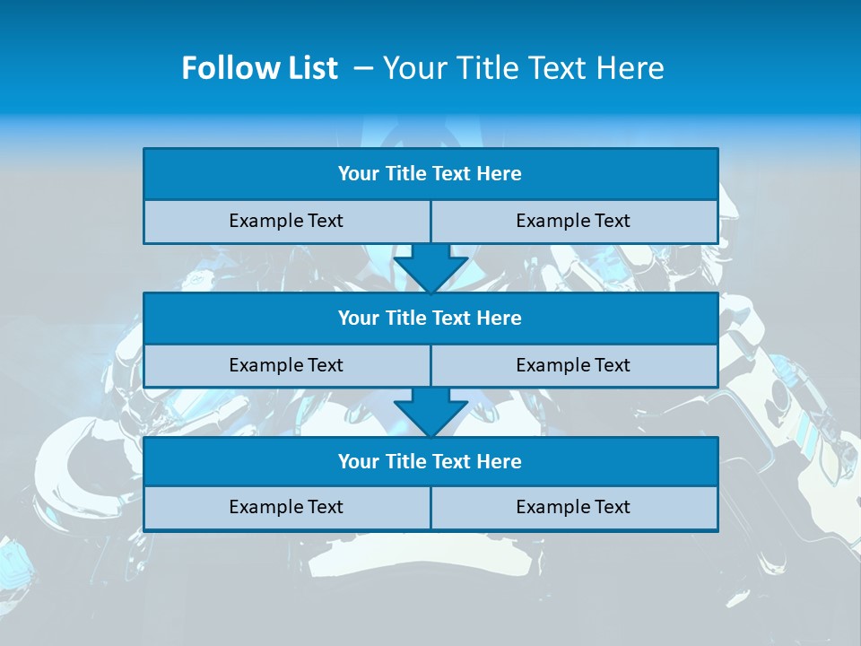 Female Cyborg PowerPoint Template