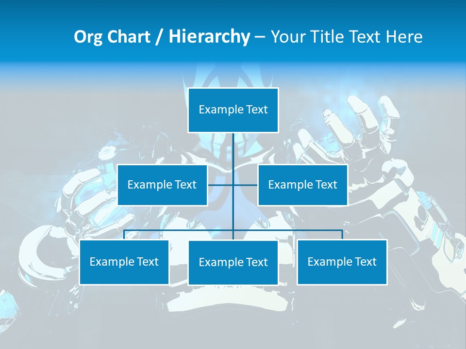 Female Cyborg PowerPoint Template