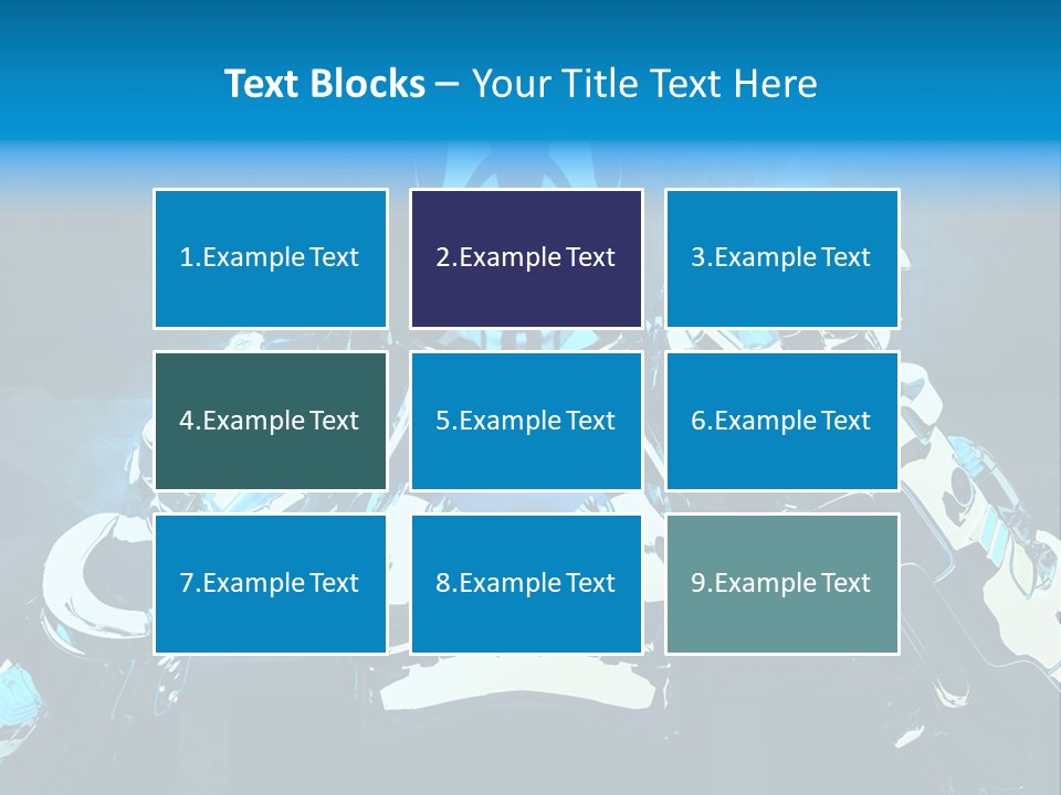 Female Cyborg PowerPoint Template