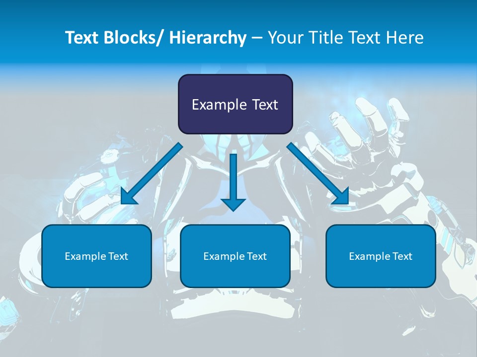 Female Cyborg PowerPoint Template