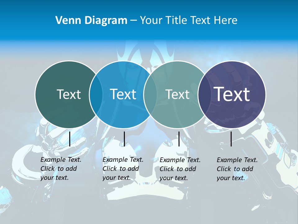 Female Cyborg PowerPoint Template