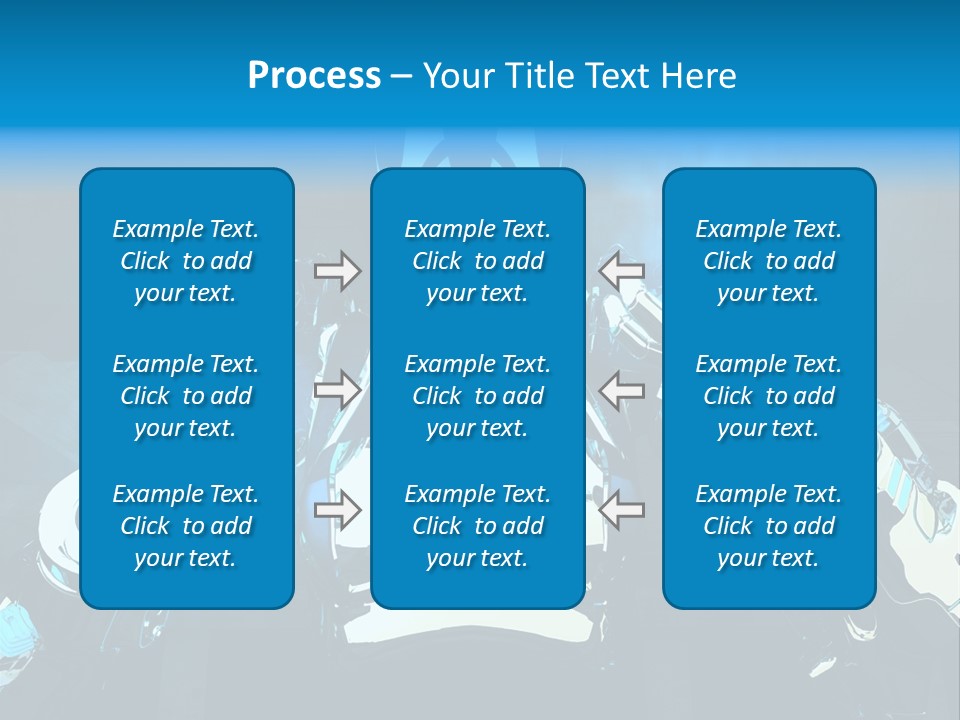 Female Cyborg PowerPoint Template