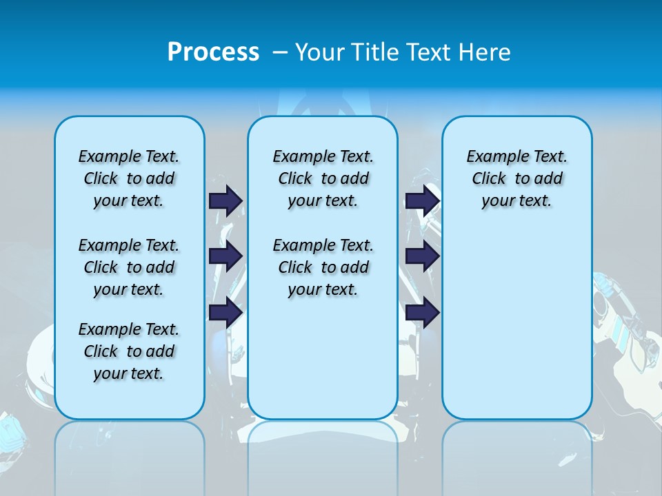 Female Cyborg PowerPoint Template