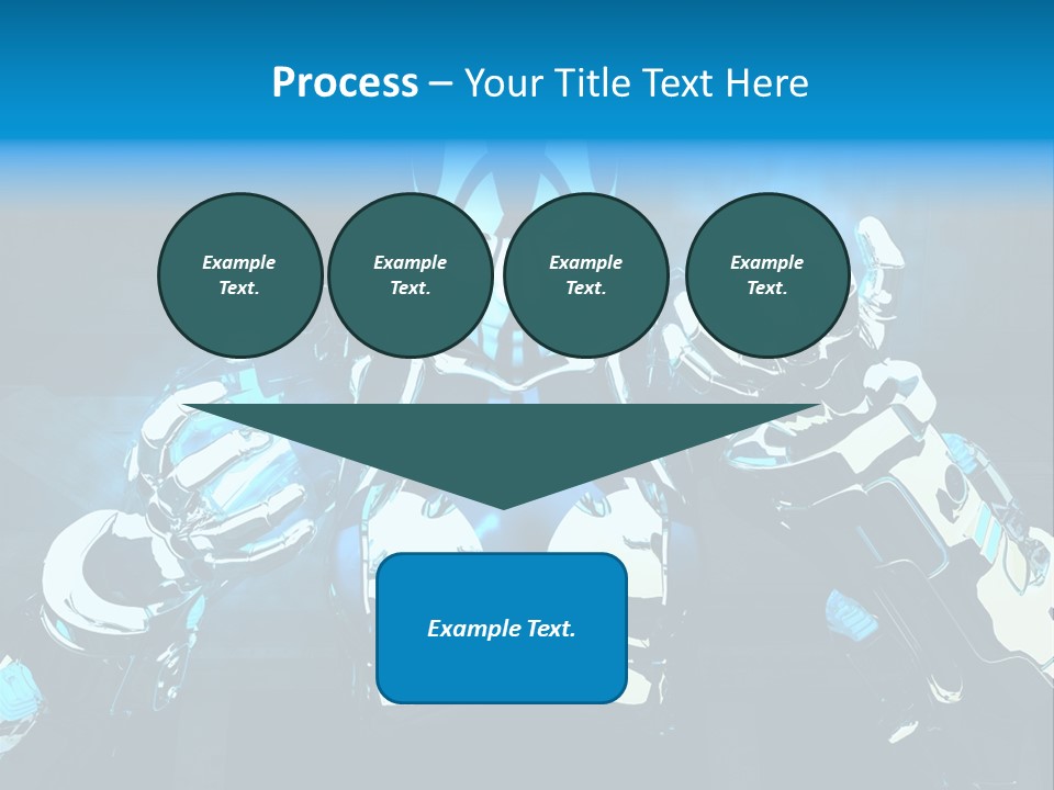 Female Cyborg PowerPoint Template