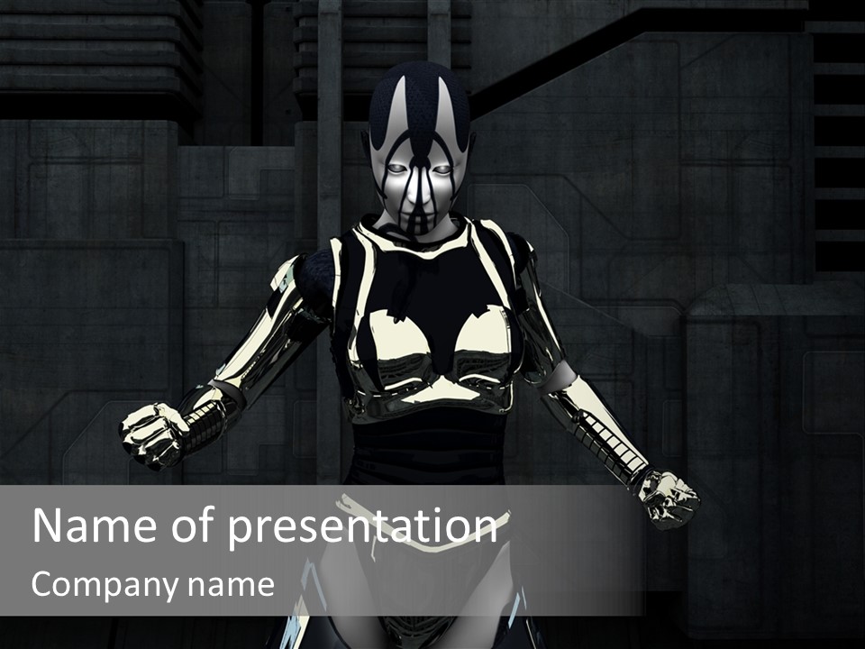 Cyber Digital Scifi PowerPoint Template