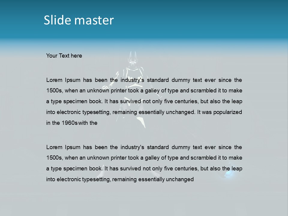 Tech Cyberspace Scifi PowerPoint Template