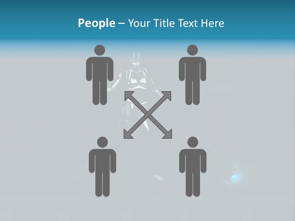 Tech Cyberspace Scifi PowerPoint Template