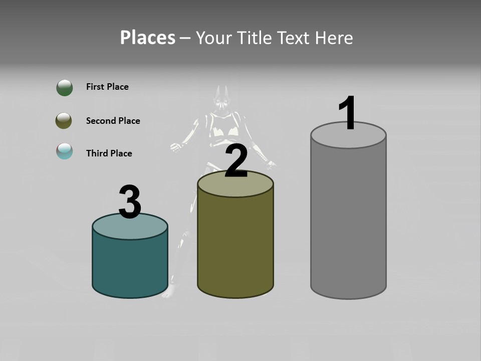 Virtual Face Digital PowerPoint Template