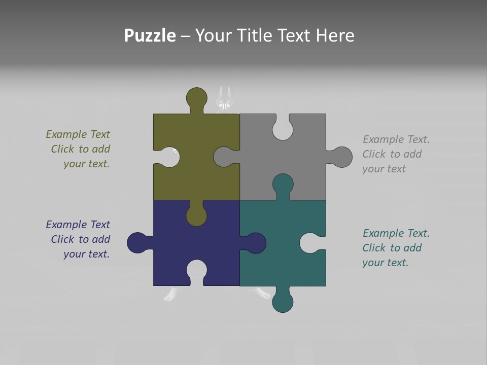 Virtual Face Digital PowerPoint Template