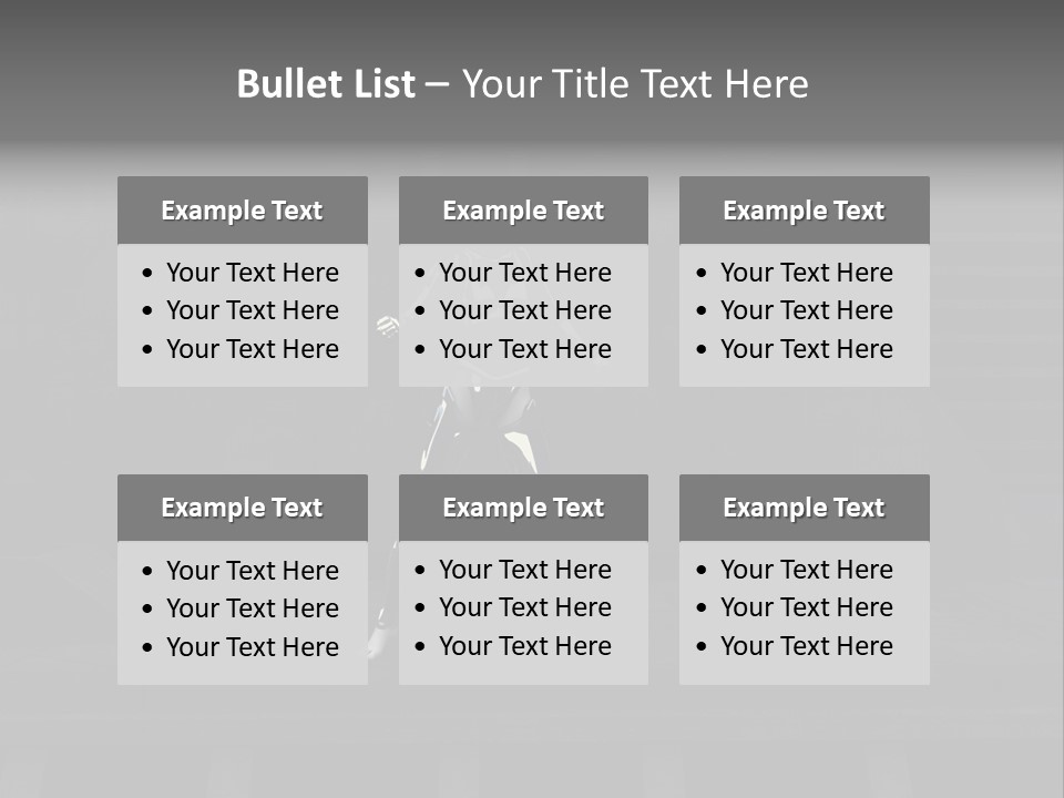 Virtual Face Digital PowerPoint Template