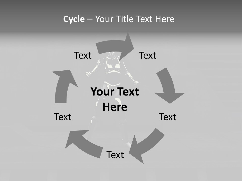 Virtual Face Digital PowerPoint Template