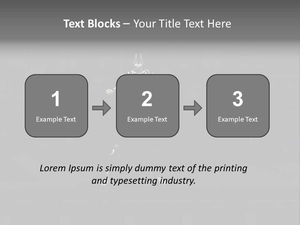 Virtual Face Digital PowerPoint Template