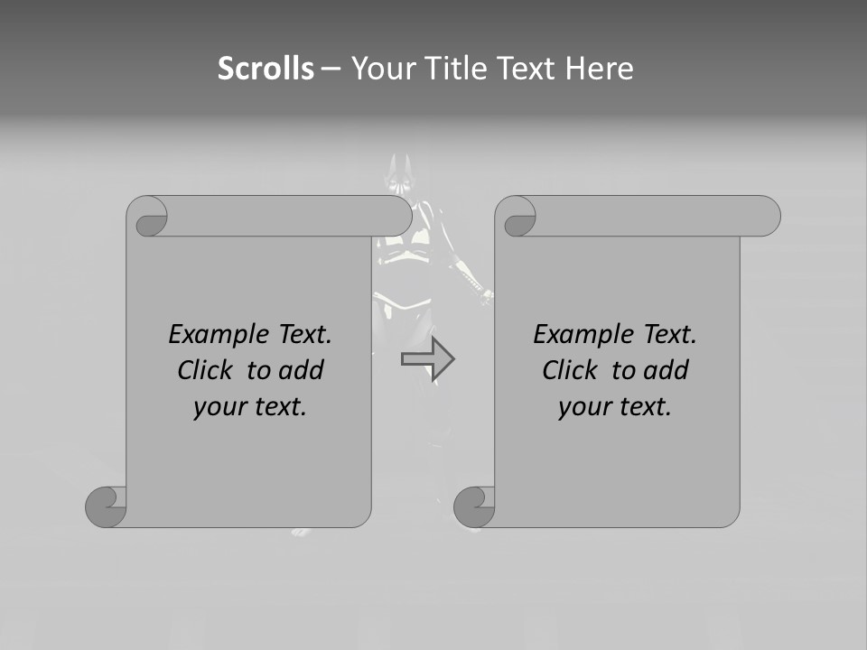 Virtual Face Digital PowerPoint Template