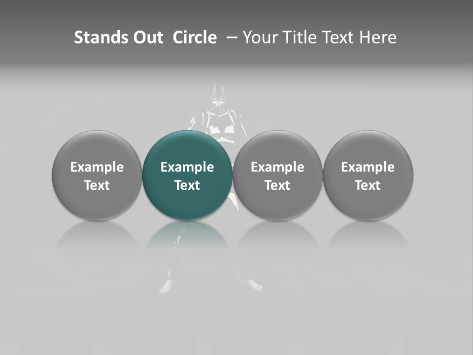 Virtual Face Digital PowerPoint Template