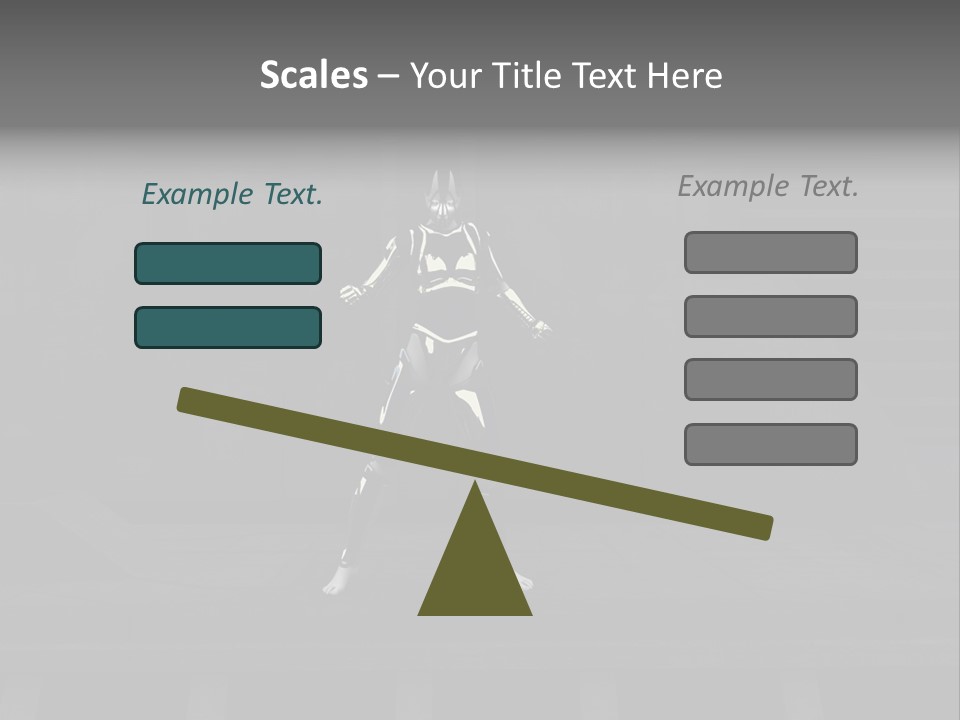 Virtual Face Digital PowerPoint Template