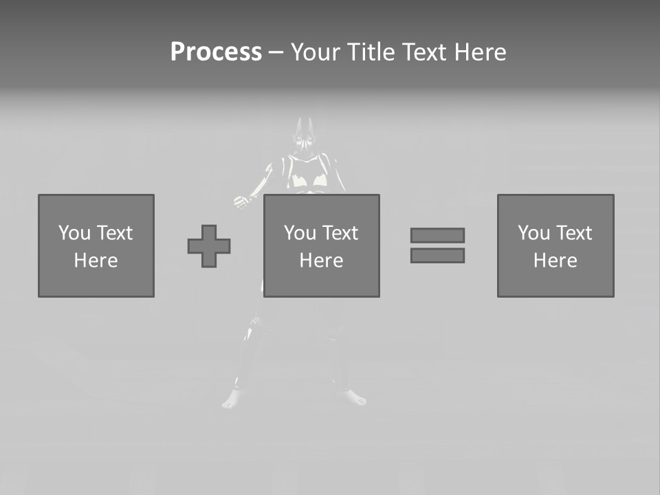 Virtual Face Digital PowerPoint Template