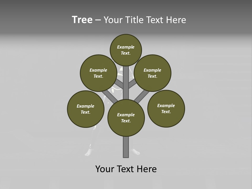 Virtual Face Digital PowerPoint Template
