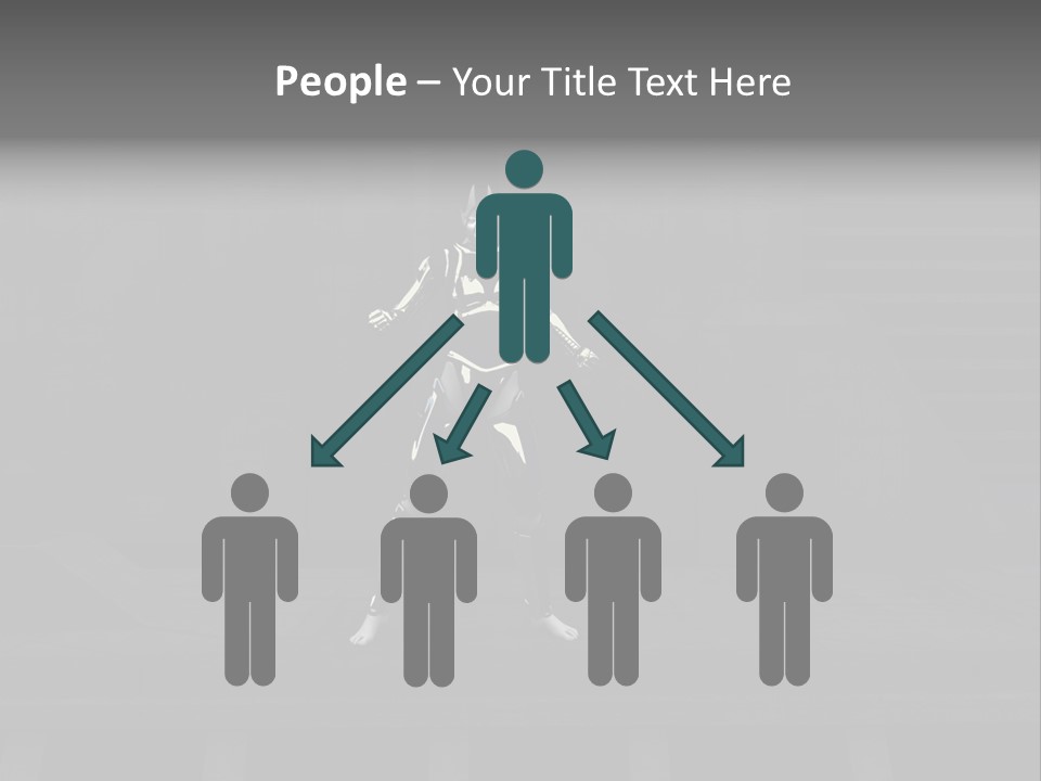 Virtual Face Digital PowerPoint Template