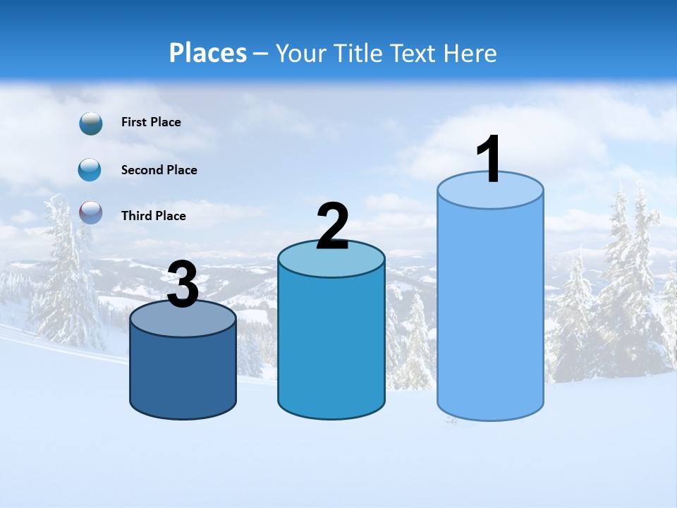 Winter Mountain PowerPoint Template