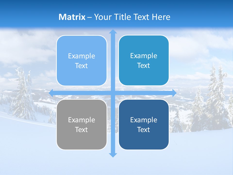 Winter Mountain PowerPoint Template