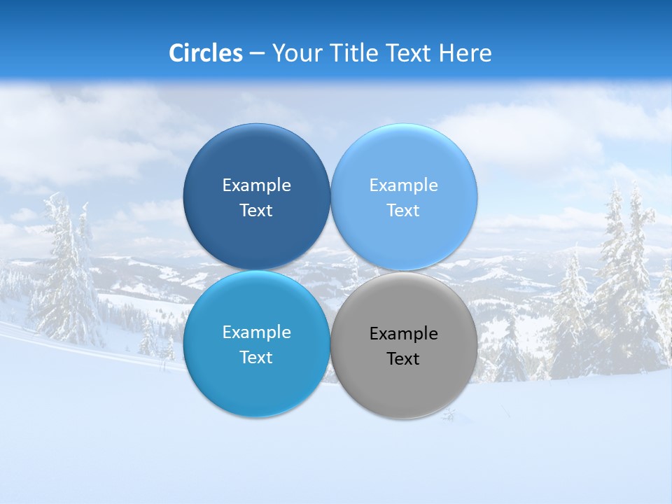 Winter Mountain PowerPoint Template