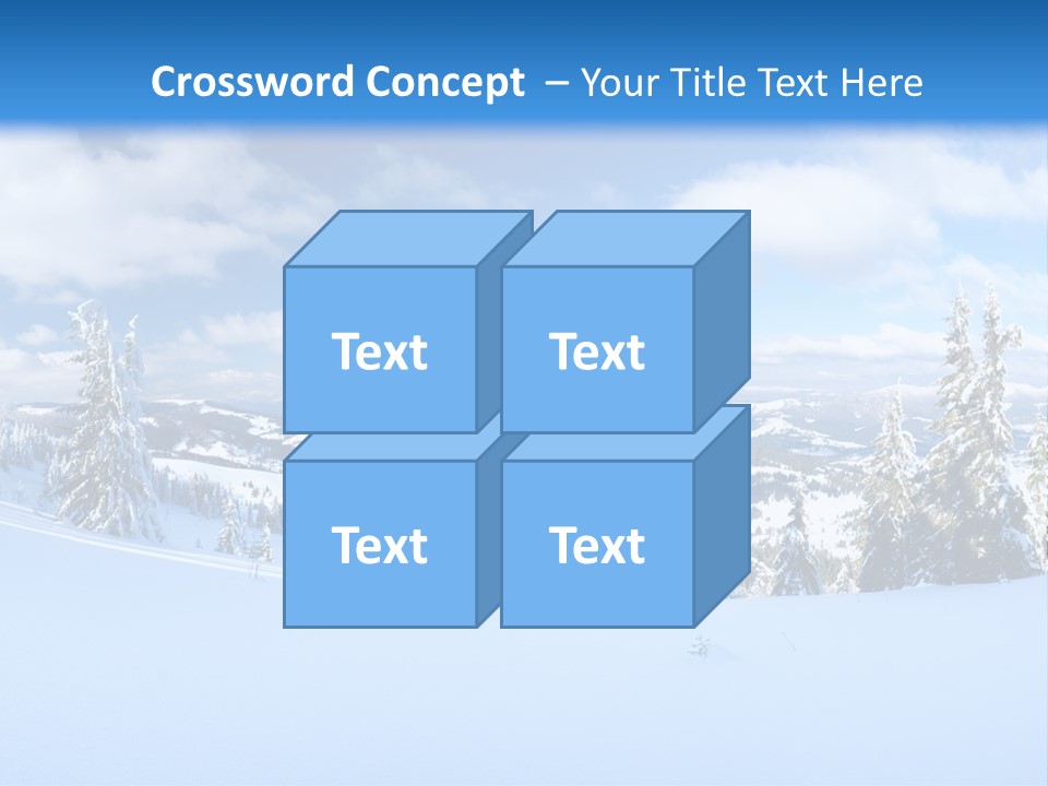 Winter Mountain PowerPoint Template