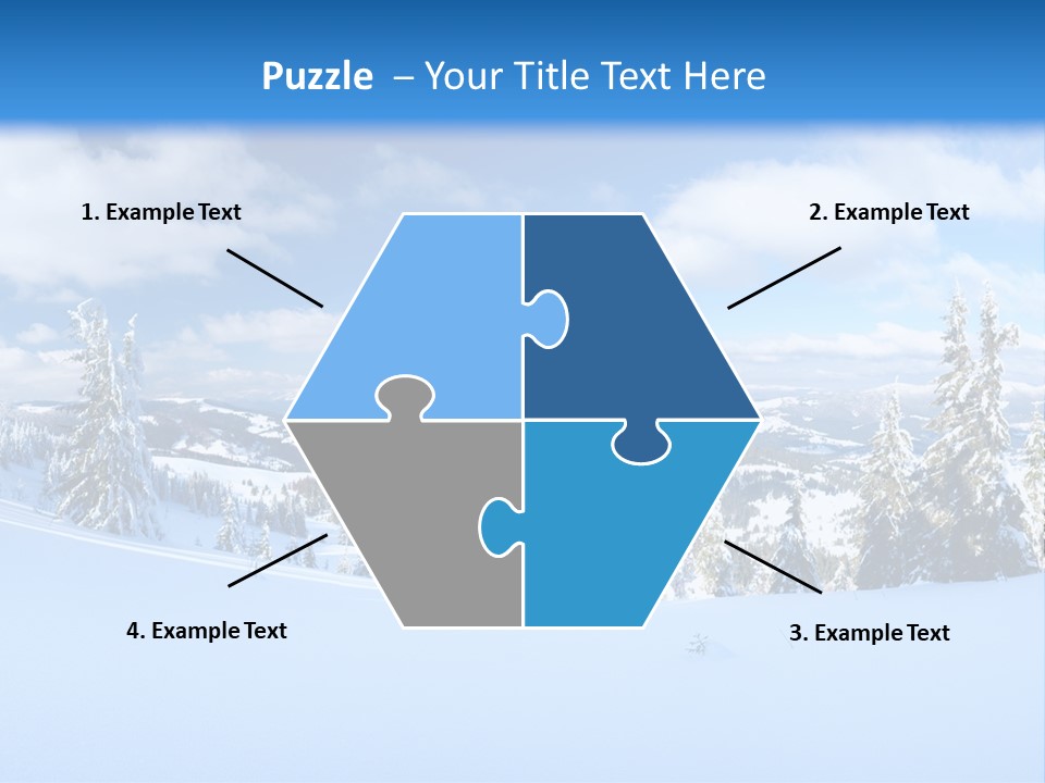Winter Mountain PowerPoint Template