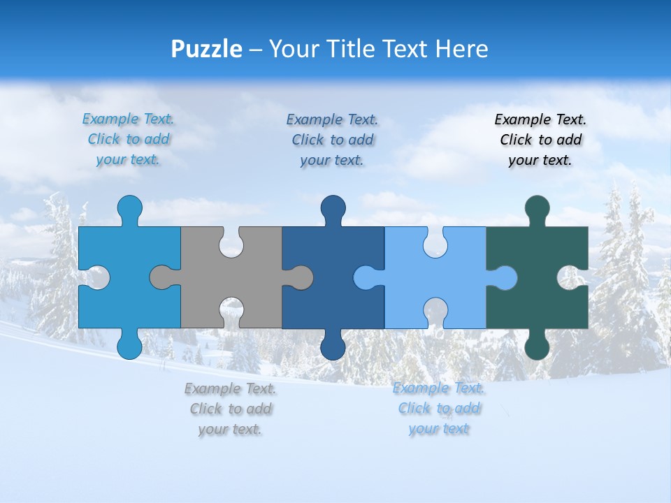 Winter Mountain PowerPoint Template