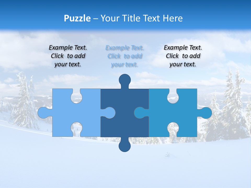 Winter Mountain PowerPoint Template