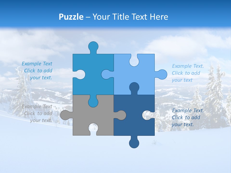 Winter Mountain PowerPoint Template