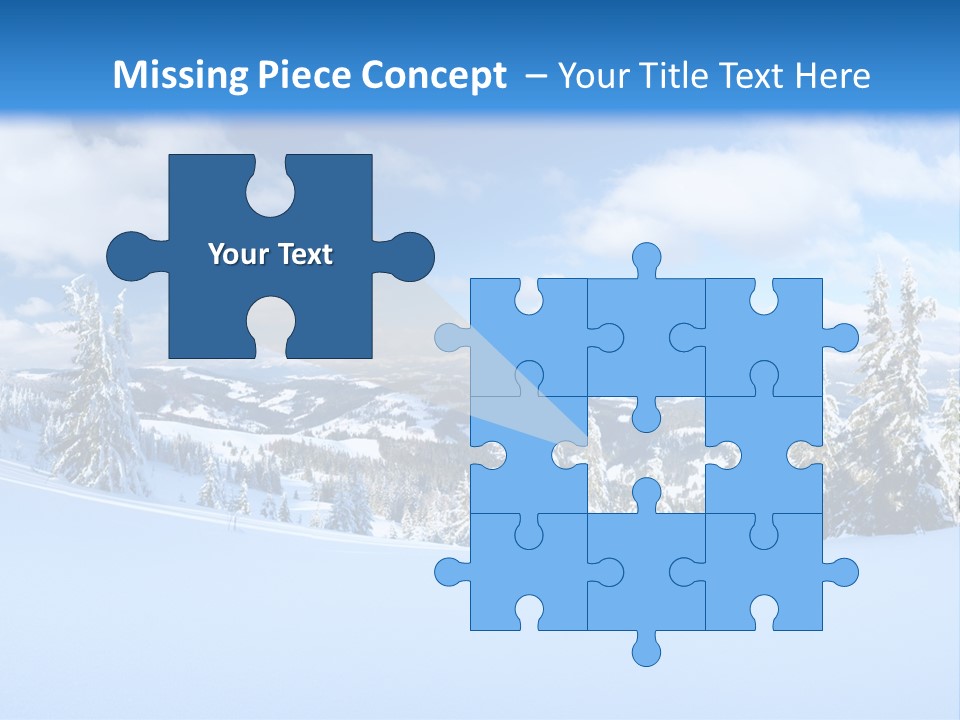 Winter Mountain PowerPoint Template