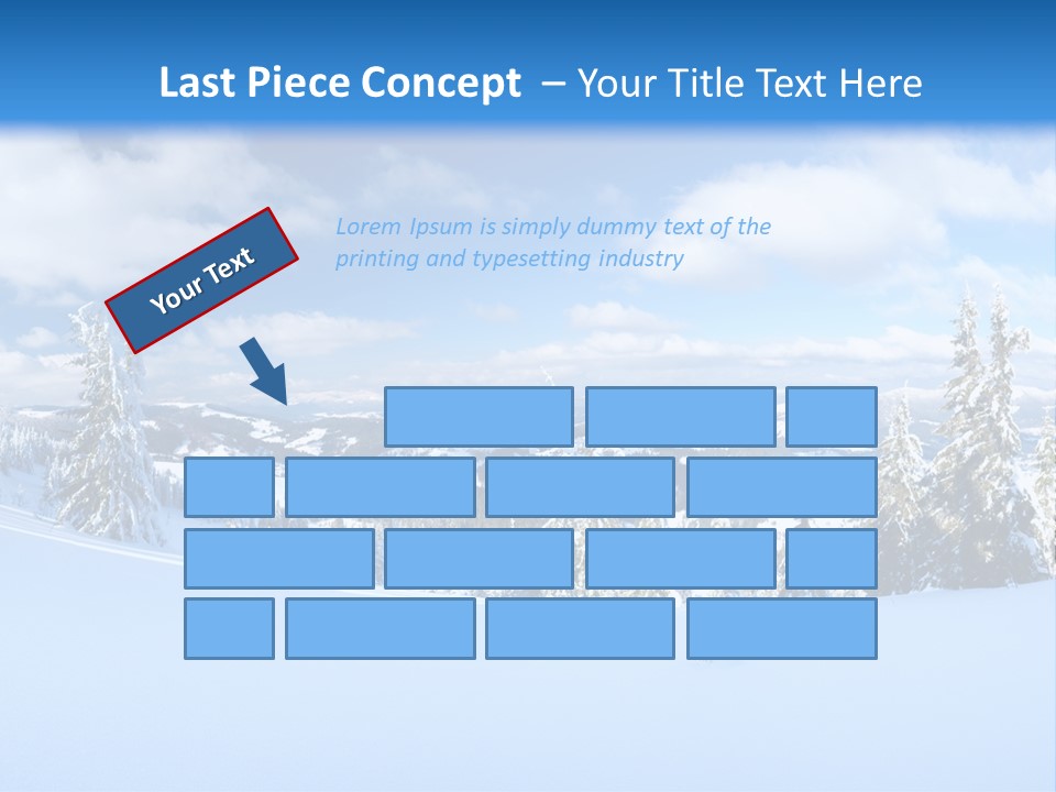 Winter Mountain PowerPoint Template