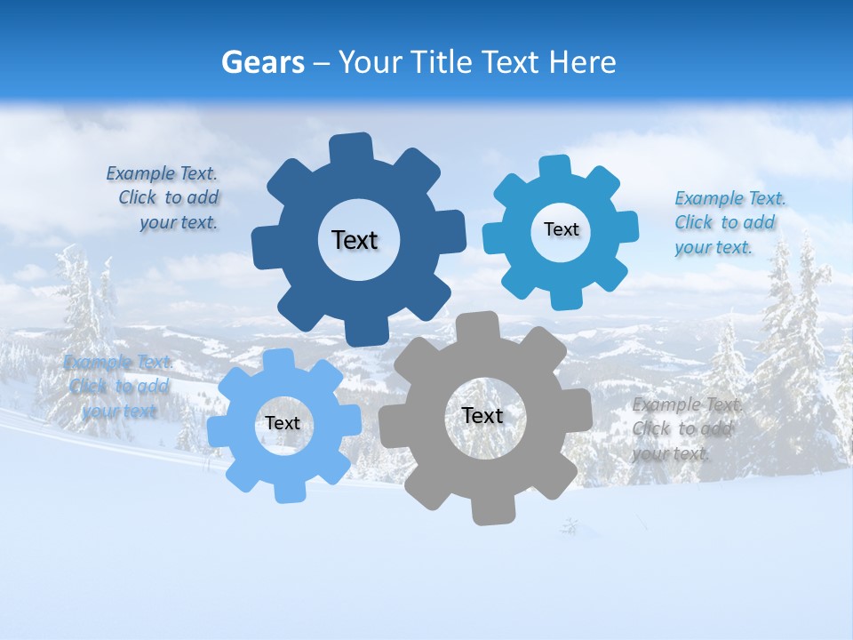 Winter Mountain PowerPoint Template