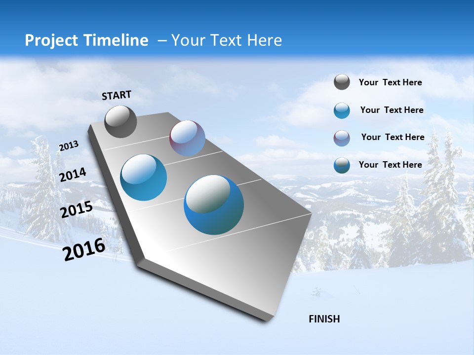 Winter Mountain PowerPoint Template