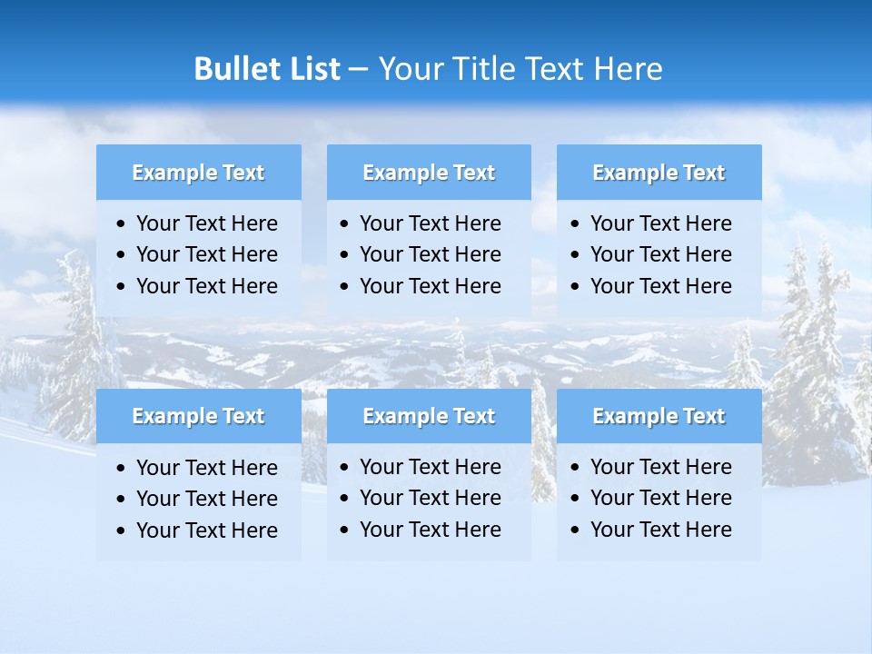 Winter Mountain PowerPoint Template