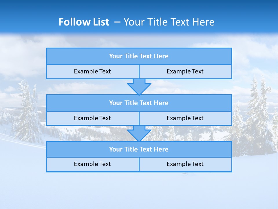 Winter Mountain PowerPoint Template