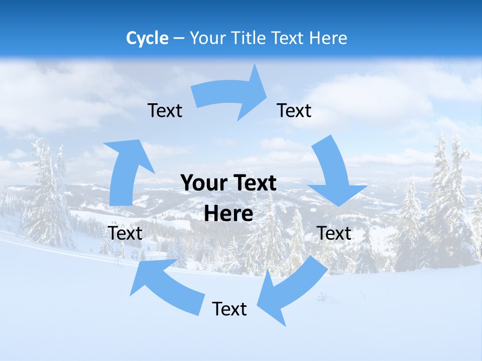 Winter Mountain PowerPoint Template