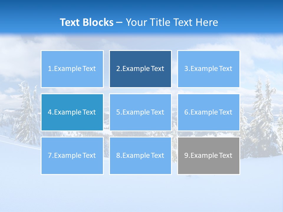Winter Mountain PowerPoint Template