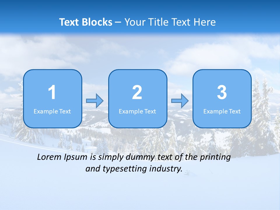 Winter Mountain PowerPoint Template