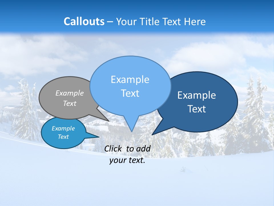 Winter Mountain PowerPoint Template