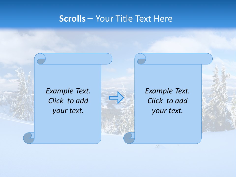 Winter Mountain PowerPoint Template