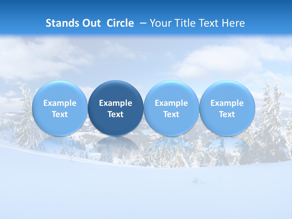 Winter Mountain PowerPoint Template