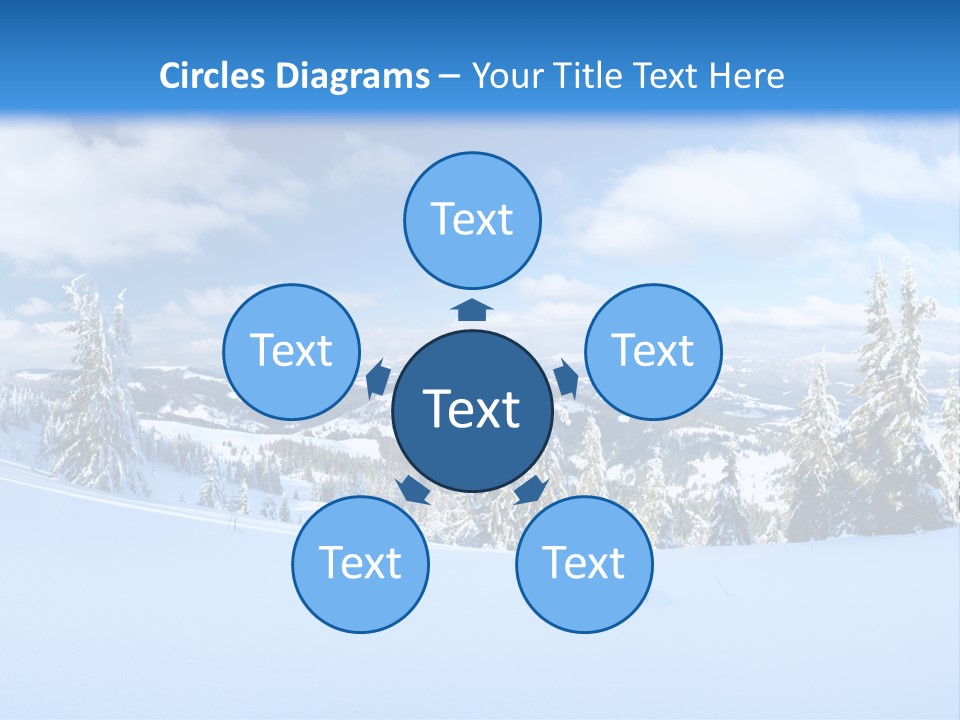Winter Mountain PowerPoint Template