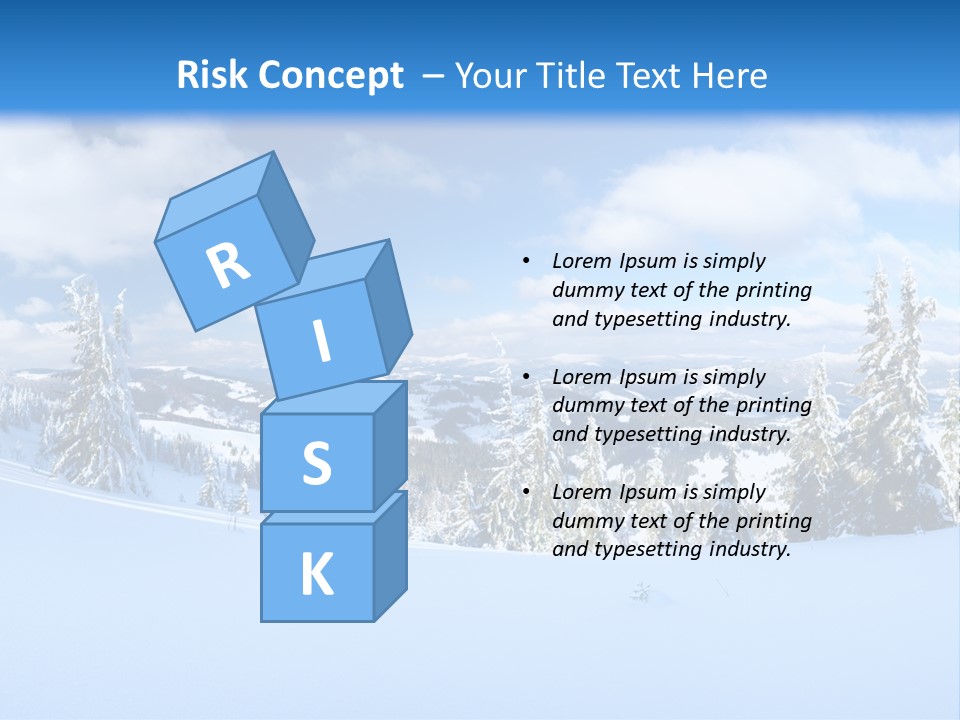 Winter Mountain PowerPoint Template
