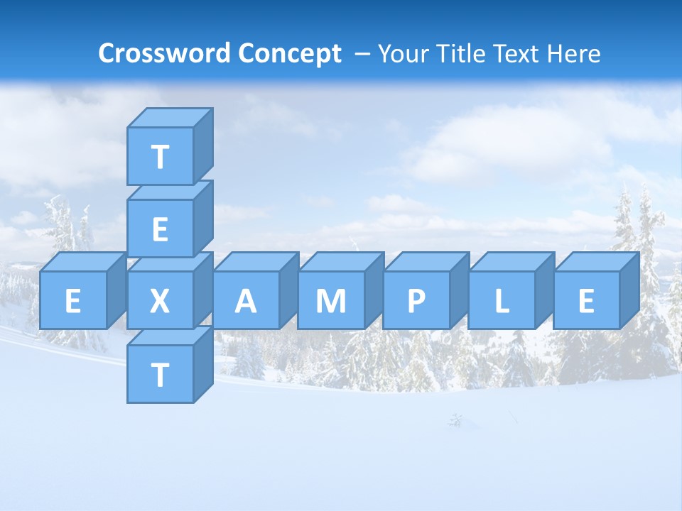 Winter Mountain PowerPoint Template