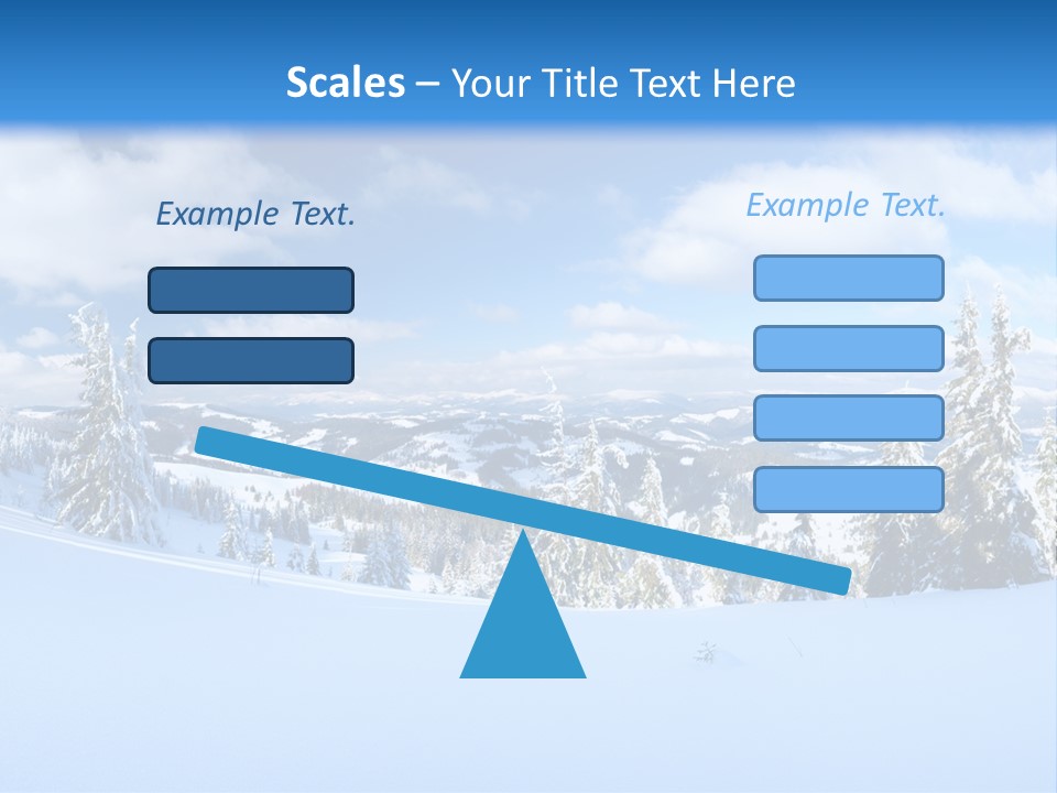 Winter Mountain PowerPoint Template