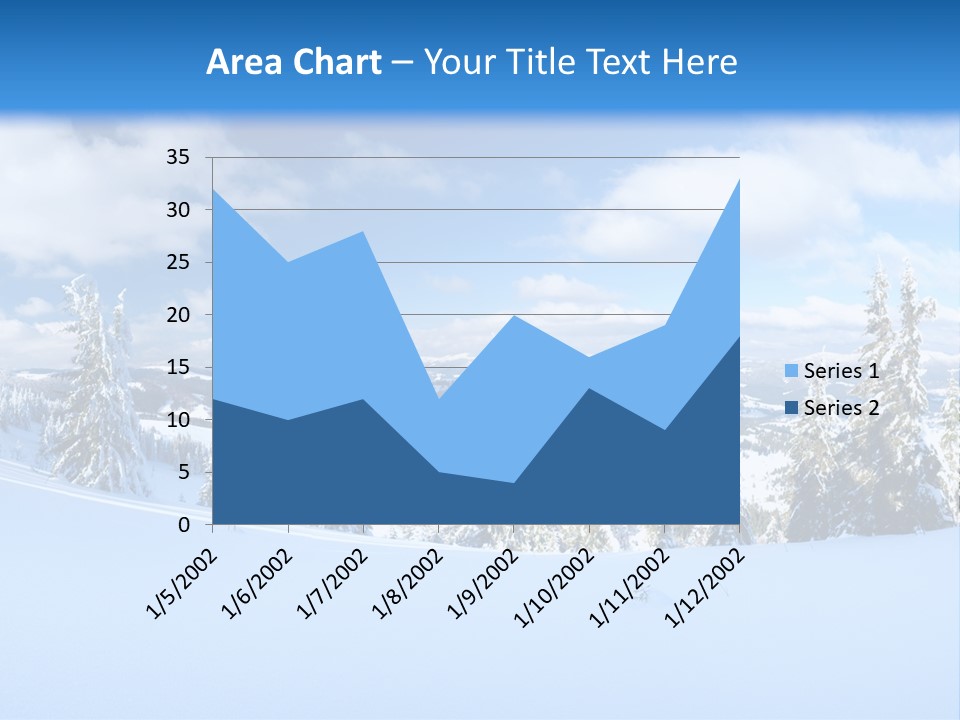 Winter Mountain PowerPoint Template
