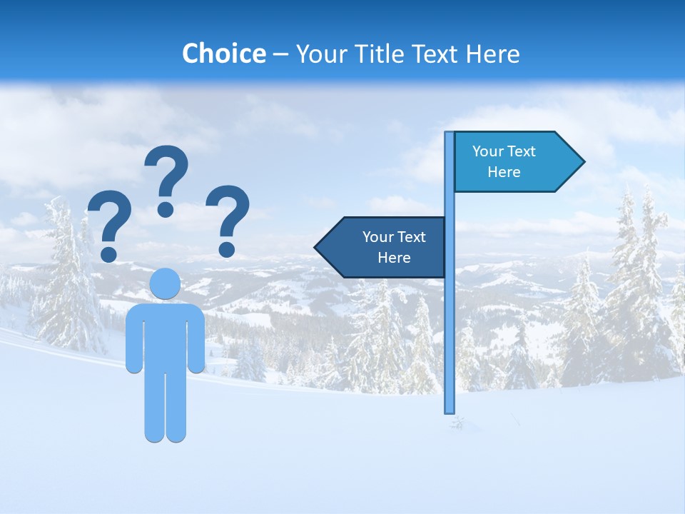 Winter Mountain PowerPoint Template