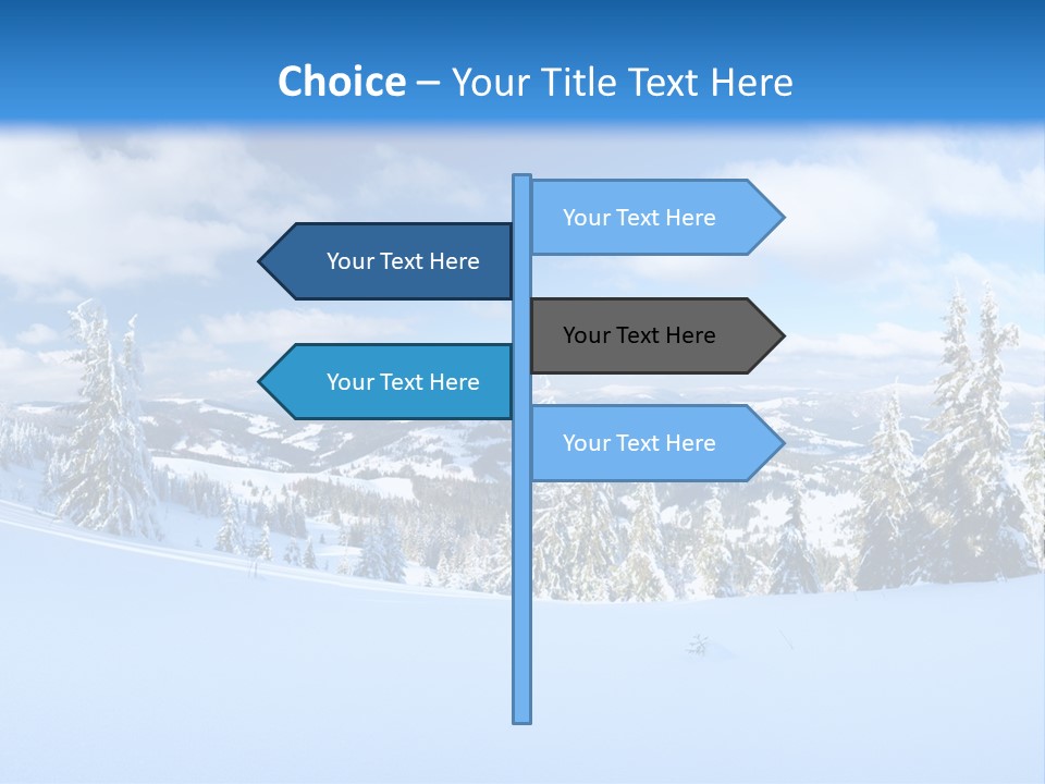 Winter Mountain PowerPoint Template